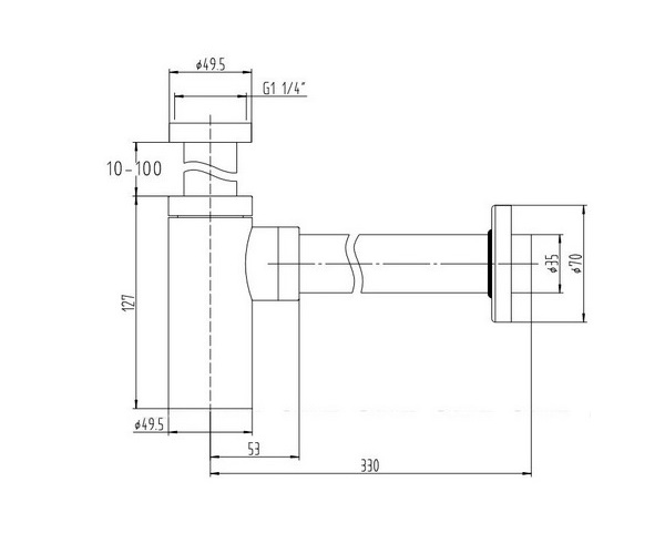 сифон для раковины ALLEN BRAU PRIORITY